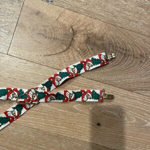 Vintage circa 70s Santa Claus suspenders, excellent condition